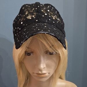 Black Lace SPARKLE Cap